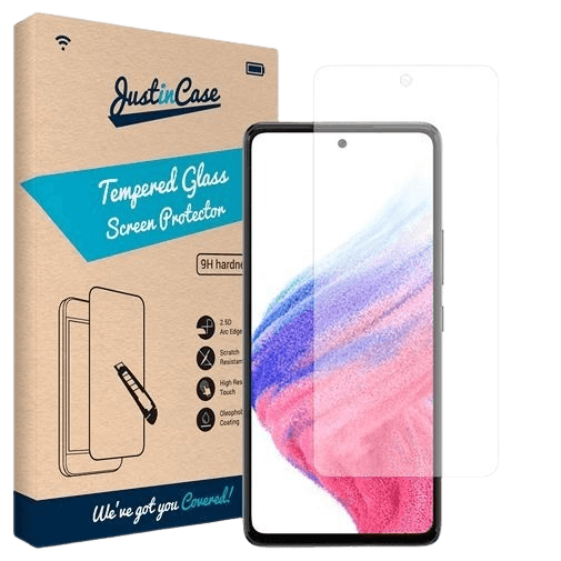 Just in Case Gehärtetes Glas Clear Displayschutzfolie Samsung Galaxy A53 5G