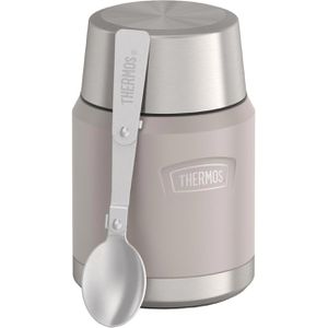 Thermos Thermobehälter Icon Food Jar 4120323047, Edelstahl, hält 10 h warm, sandstone, auslaufsicher, 470 ml