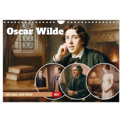 Oscar Wilde (Wandkalender 2027 DIN A4 quer), CALVENDO Monatskalender