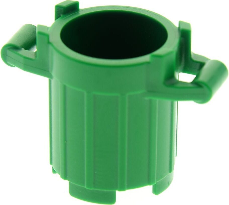 Lego emmer klein groen container afvalbak