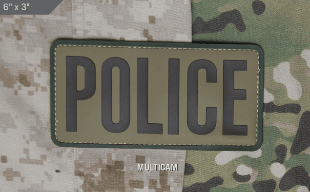 MSM - Mil-Spec Monkey MSM Patch PVC - Police (Färg: Multicam, Höjd: 3")
