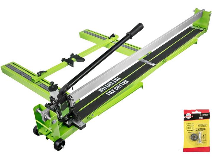 VEVOR Trancheur de carrelage 1200mm Roue de coupe supplémentaire Cadre tout acier Trancheur de carrelage manuel