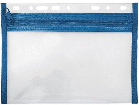 WAN Multifunctionele documentenhoes A5 Blauw - 10 stuks