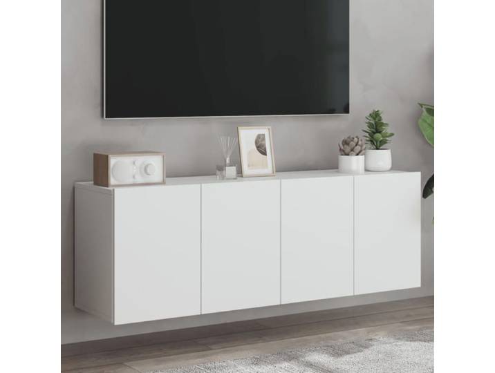 SALE 2026  Armoire TV moderne Blanc - Meubles TV muraux 2 pcs blanc 60x30x41cm PRO964238011