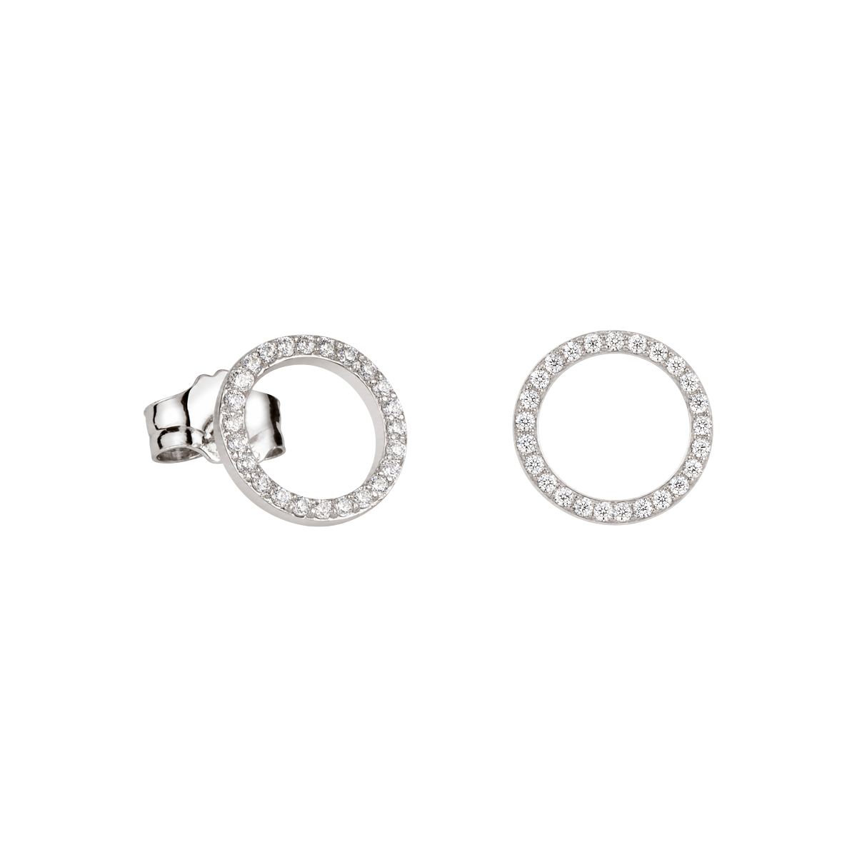 Jacques Lemans Ohrstecker Sterlingsilber mit Zirkonia