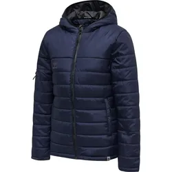 hummel Hmlnorth Quilted Hood Jacke - Damen - marine - XL