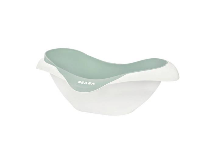 P & B Babybadewanne, Weiß, Salbeigrün, Kunststoff, 82x55x29 cm, nachwachsender Rohstoff, Pflegen, Baden, Babybadewannen