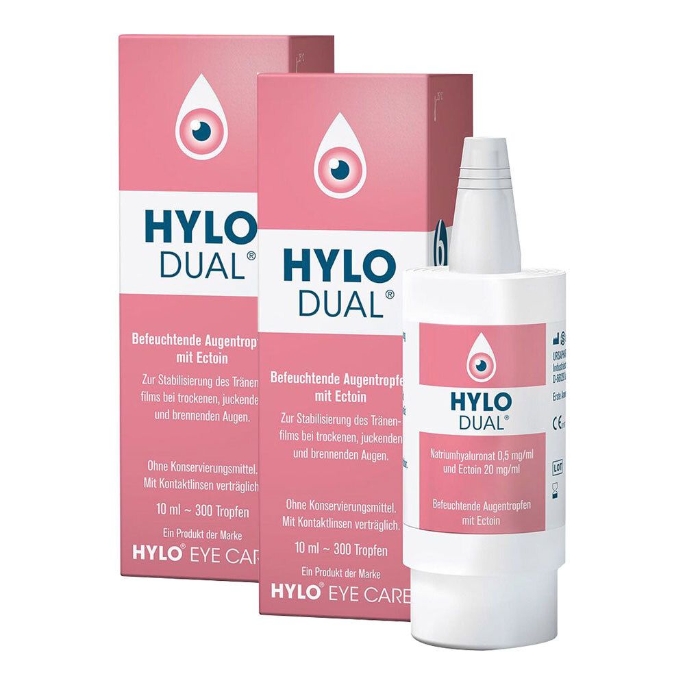 2x Hylo Dual Augentropfen 2x10 ml