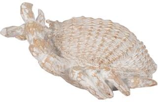 "Sagebrook Home Coastal Charm 11"" Polyresin Resin Wicker Crab Figurine - 11"" x 11"" x 6"""