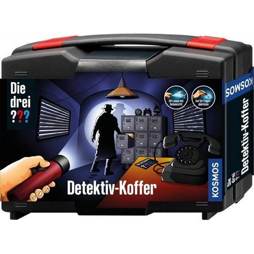 Kosmos Die drei ??? Detektiv-Koffer Komplettausrüstung für Nachwuchs-Detektive