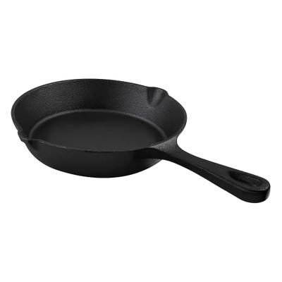 Bratpfanne MICHELANGELO "PARILLA, Gusseisen", schwarz, B:19,5cm H:4,1cm L:31,5cm Ø:20cm, Pfannen, Bratpfanne, backofenfest