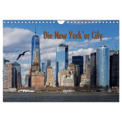 Die New Yorker City (Wandkalender 2027 DIN A4 quer), CALVENDO Monatskalender