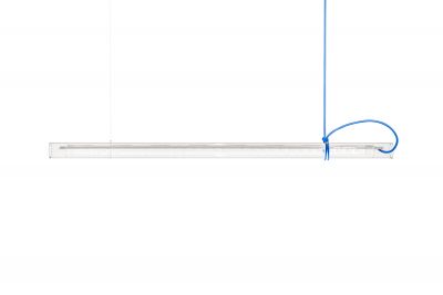 Ingo Maurer LED-Pendelleuchte TUBULAR weiß / blau 1082024 4251545418065