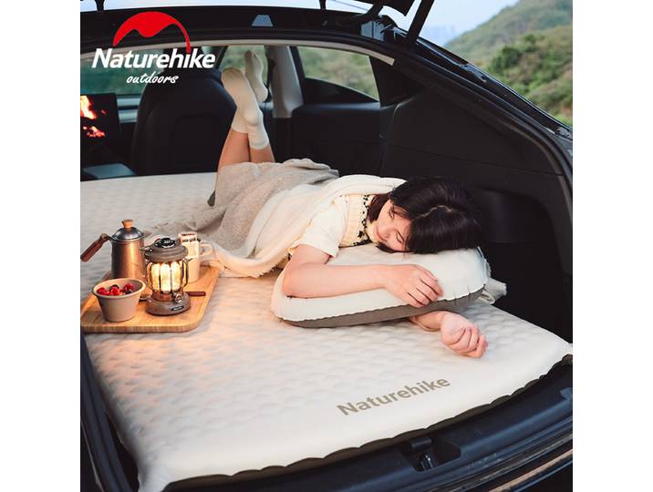 Natureifa-Matelas à air automatique portable pour voiture, lit de voyage, coussin de couchage, siège arrière gonflable, coussins d'extérieur, canapé-lit de camping