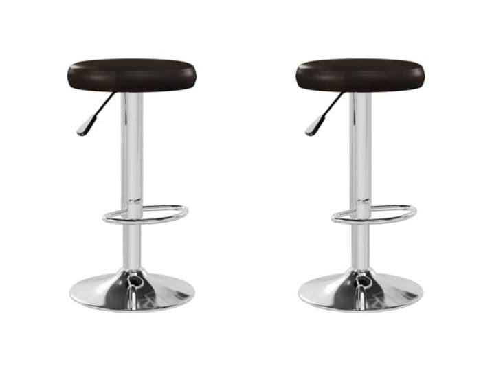 YUTAASU Barhocker 2 STK. Braun Kunstleder