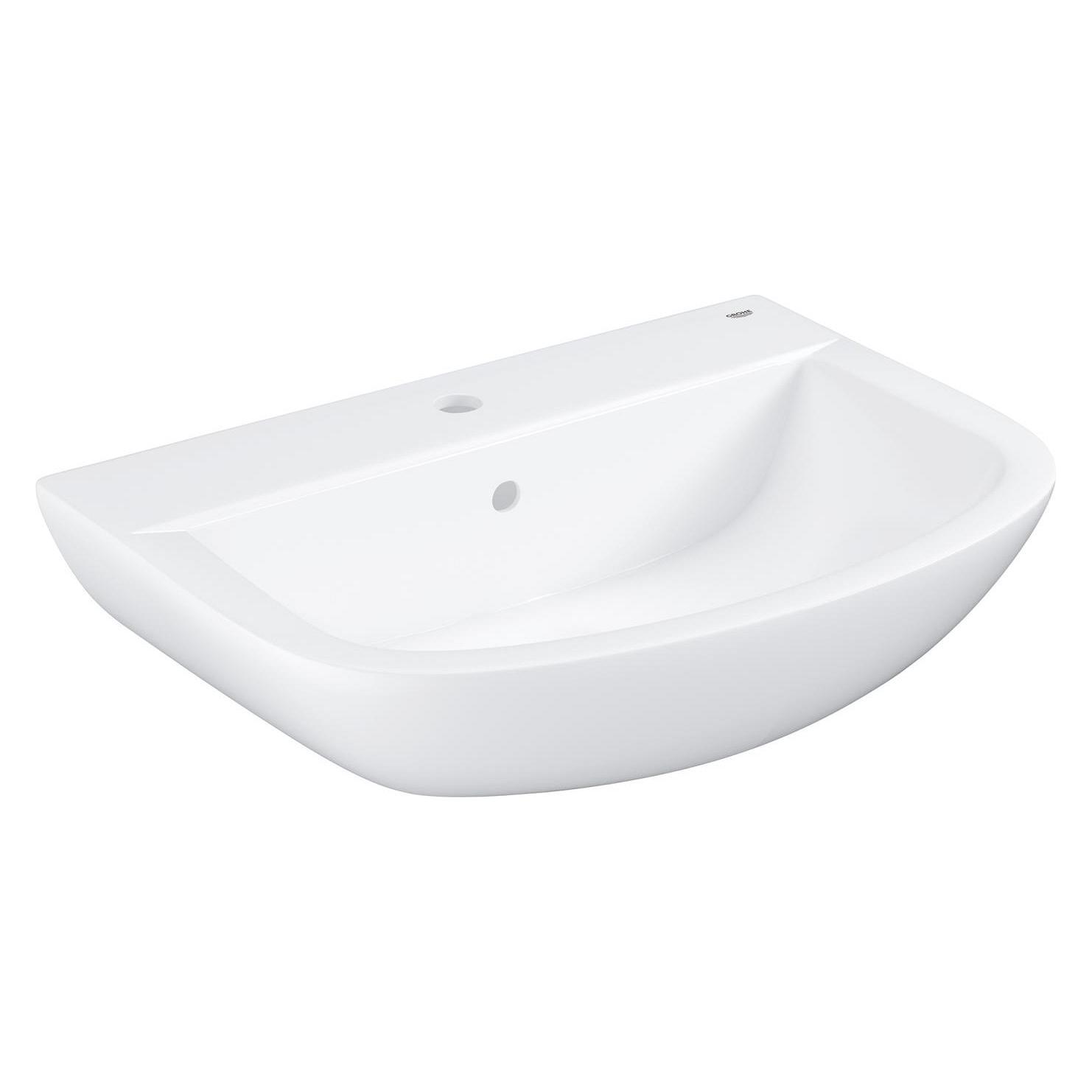 Grohe Waschtisch BAU KERAMIK 1 HL m ÜL 646x468mm awe (468 mm, 646 mm) (39420000)