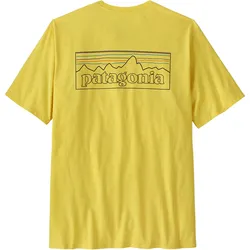 Patagonia Herren P-6 Logo Responsibili-Tee - XXL - P-6 Outline: Lemon Zest
