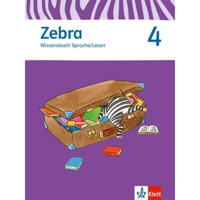 Zebra 4 Wissensbuch Sprache/Lesen 4. Schuljahr, Geheftet von , Klett Schulbuchverlag, 978-3-12-270685-2