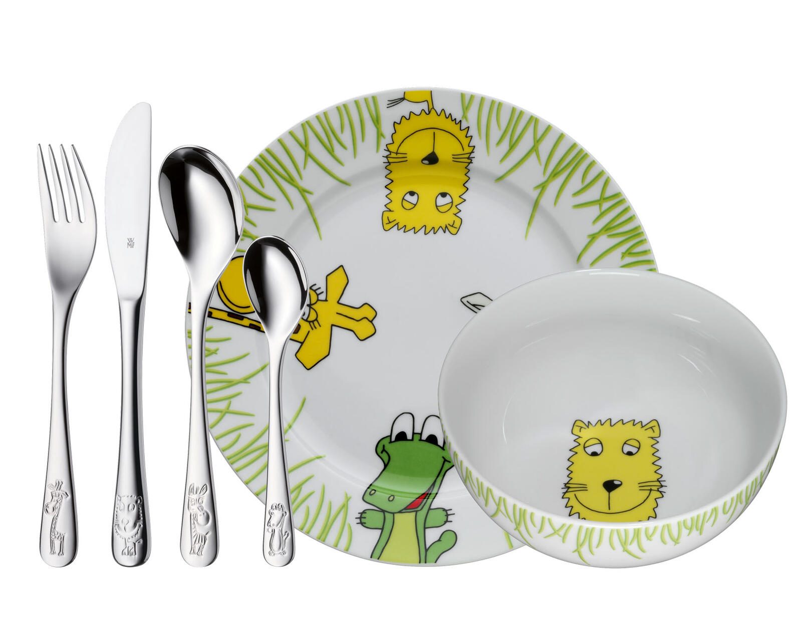 WMF Safari Kindergeschirr-Set weiß 3201002425