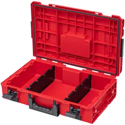 Tool Brothers, Sortimentskasten, Toolbrothers RHINO ONE 200 2.0 Vario RED ULTRA HD Custom Werkzeugkoffer modularer Organizer 585 x