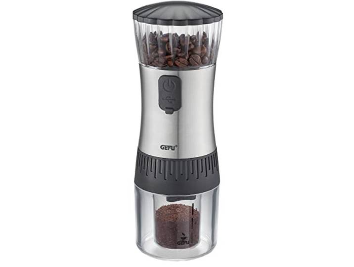 GEFU Kaffeemühle Polve - Elektrische Akku-Mühle mit Keramik-Mahlwerk