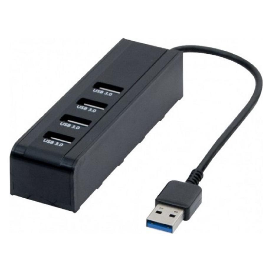 Exertis Connect USB 3.0 Hub, 4 Port (USB-A, 4 Ports) (021306)
