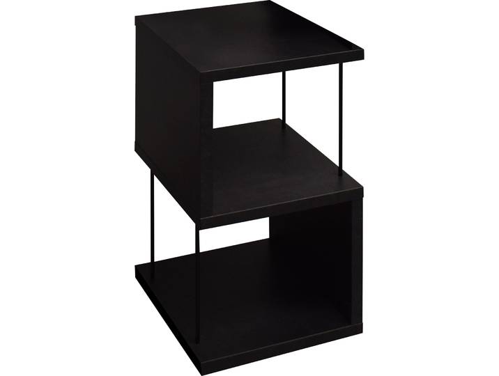 Standregal MÄUSBACHER Sticks Regale , schwarz (schwarzstahl), B:33cm H:65cm T:33cm, Holzwerkstoff, Regale, Standregal, Breite 33 cm