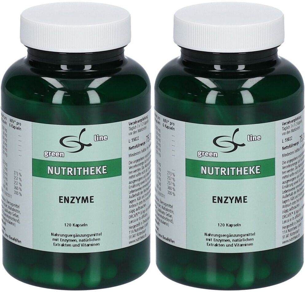 green line Enzyme Kapseln 2x 2x120 St