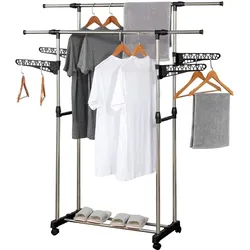 Herzberg, Garderobe + Kleiderstange, Mobiler Kleiderständer
