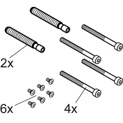 Ideal Standard Schrauben-Satz Ventile u. Anschlüsse A860842NU