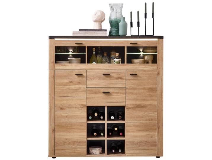 Innostyle Tina Highboard inkl. LED-Beleuchtung 128x139 cm