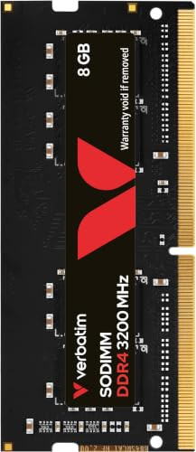 Verbatim 8 GB DDR4 3200 MHz 260Pin 1.2V CL22 SODIMM laptopgeheugen