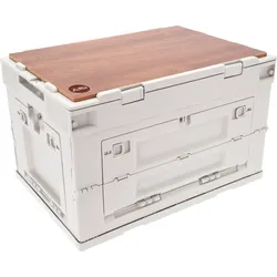 Berger CamperBox XL faltbare Multifunktions- und Aufbewahrungsbox Grau