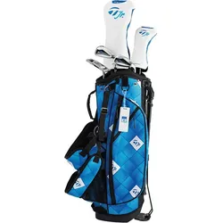 TaylorMade Team Junior Set Size 2 (Alter 7-9) Komplettset - RH / Driver, Hybrid 27°, Eisen 7, Wedge 54°, Putter, Standbag