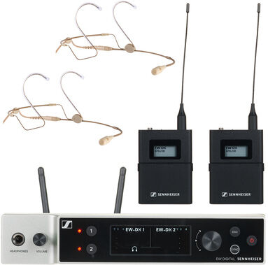 Sennheiser EW-DX HSP4 2 Dante Set Q1-9 Beige