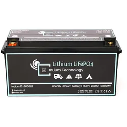 LiFePO4 12V 260Ah InLium Lithiumakku | Ladefähig 0°C - 60°C inkl. BT - 2209€