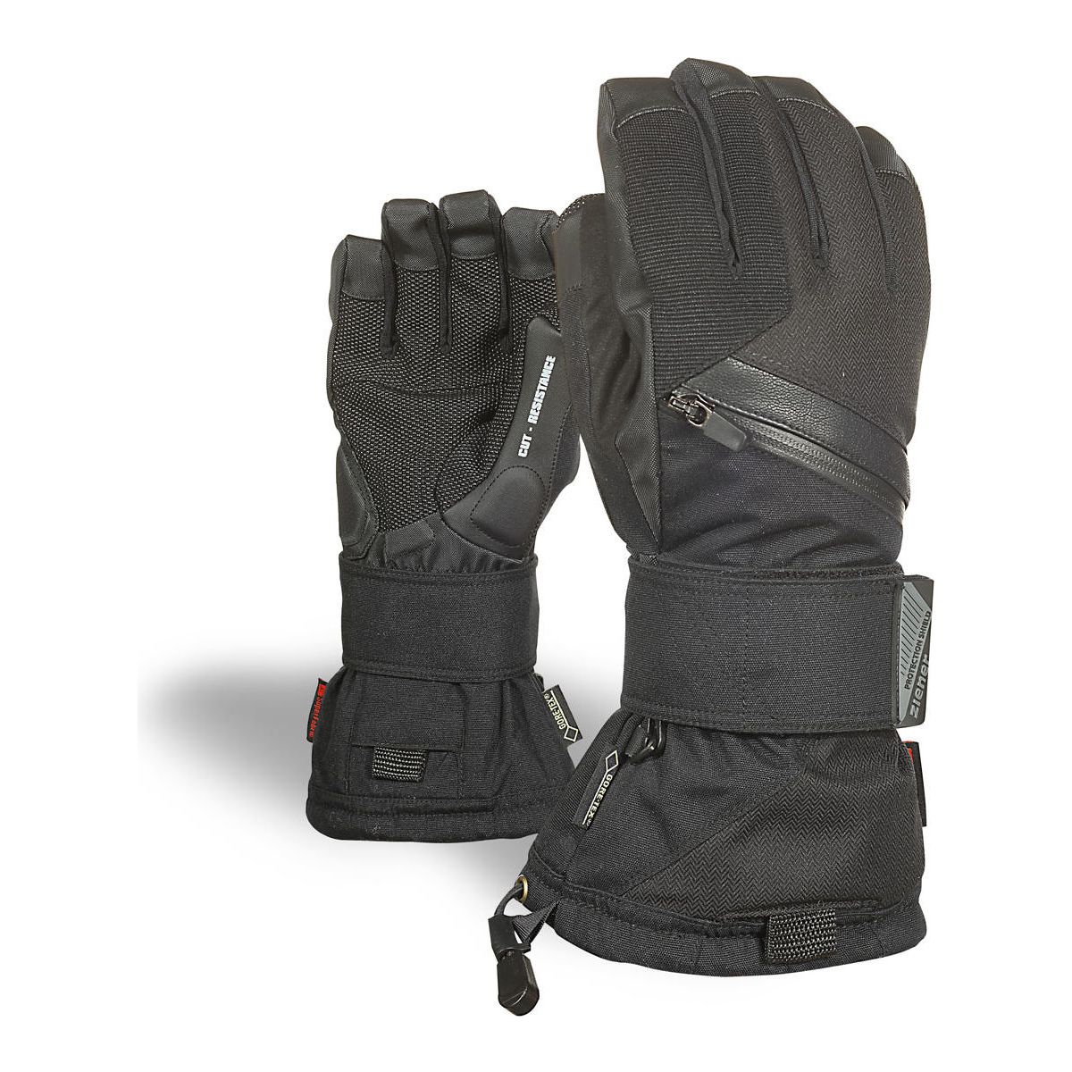 Ziener Mare-z Gtx+ Gore Plus Warm Glove man black heringbone (937) 9 111057-937-9