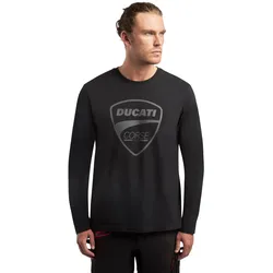 Langarmshirt "MOTOR ML DUCATI" - S - schwarz