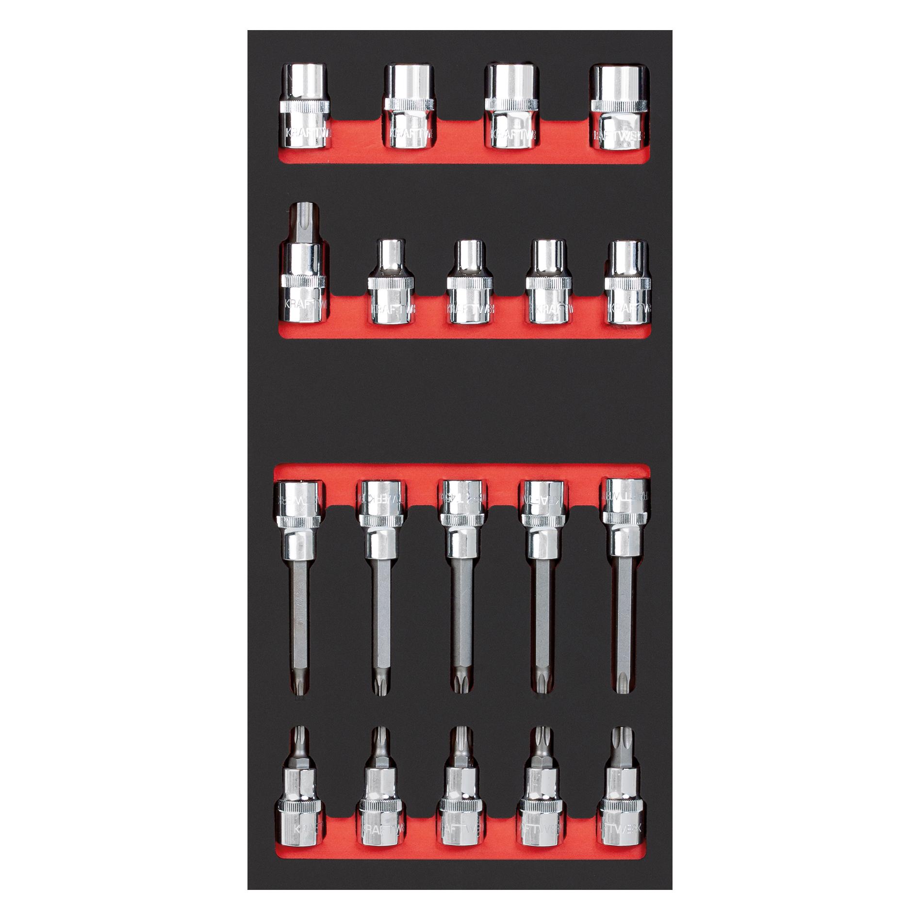 Kraftwerk Bit-Steckschlüsselsatz TX Einlage (S-Einlage) (105.401.011)