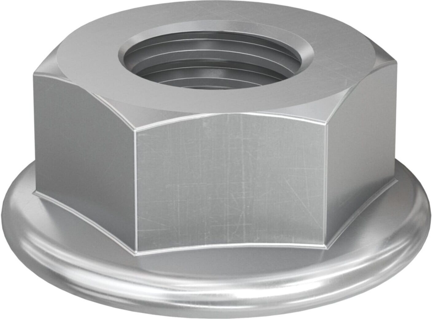 fischer Flanschmutter MU F M8 A2 nicht rostender Stahl A2 (571210)