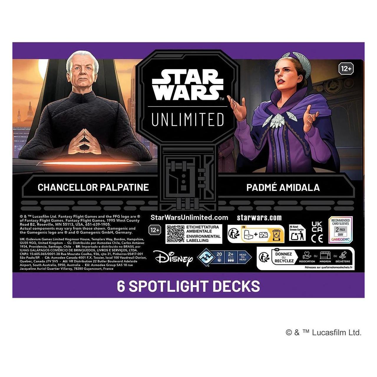 FFG Star Wars Unlimited - Secrets of Power (Spotlight Deck-Display) EN (Englisch, Booster Display) (FFGE3735)