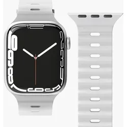VONMÄHLEN Oceanarmband für Apple Watch 42/44/45/49 mm, grau