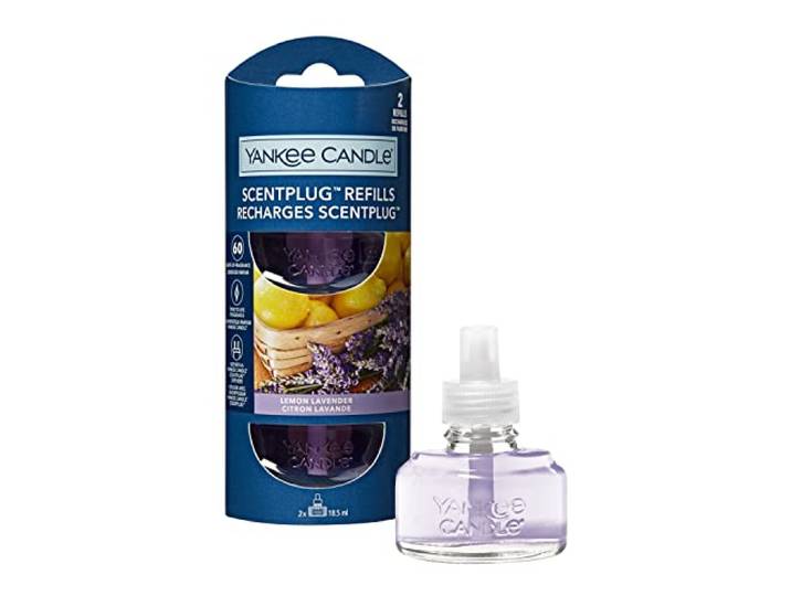 Yankee Candle ScentPlug Geurvullingen Citroen Lavendel Plug in Luchtverfrisser Olie Tot 60 dagen geur 2 Count