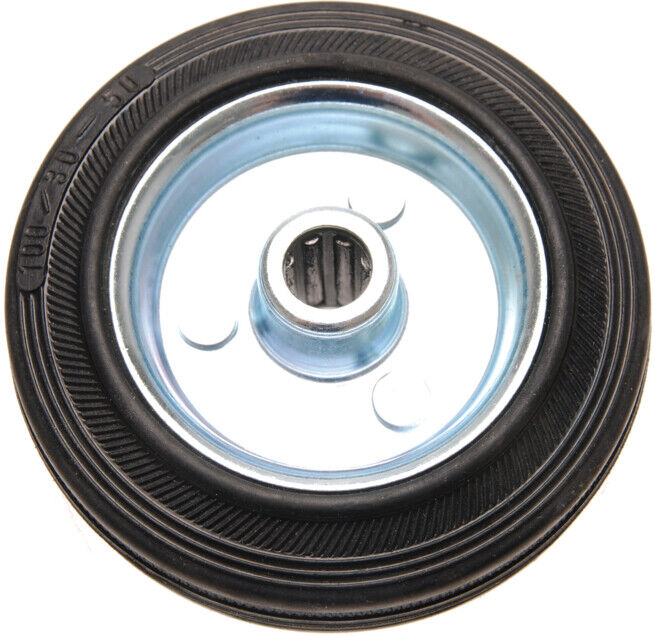 BGS Roue pleine en caoutchouc Jantes en acier Ø 100 mm ; BGS Do it yourself (80959)