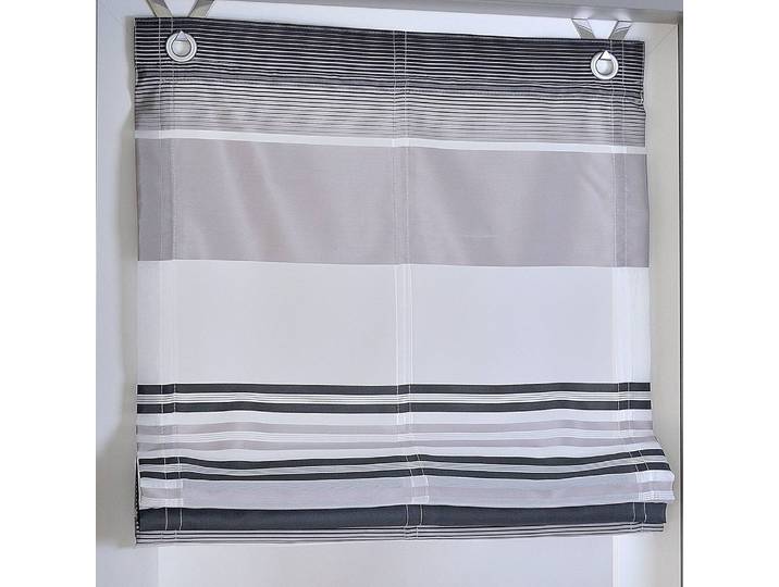Raffrollo Jamaica 60 x 130cm Grau/Grau