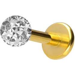 Titan Labret mit Push Fit EPOXY-KUGEL