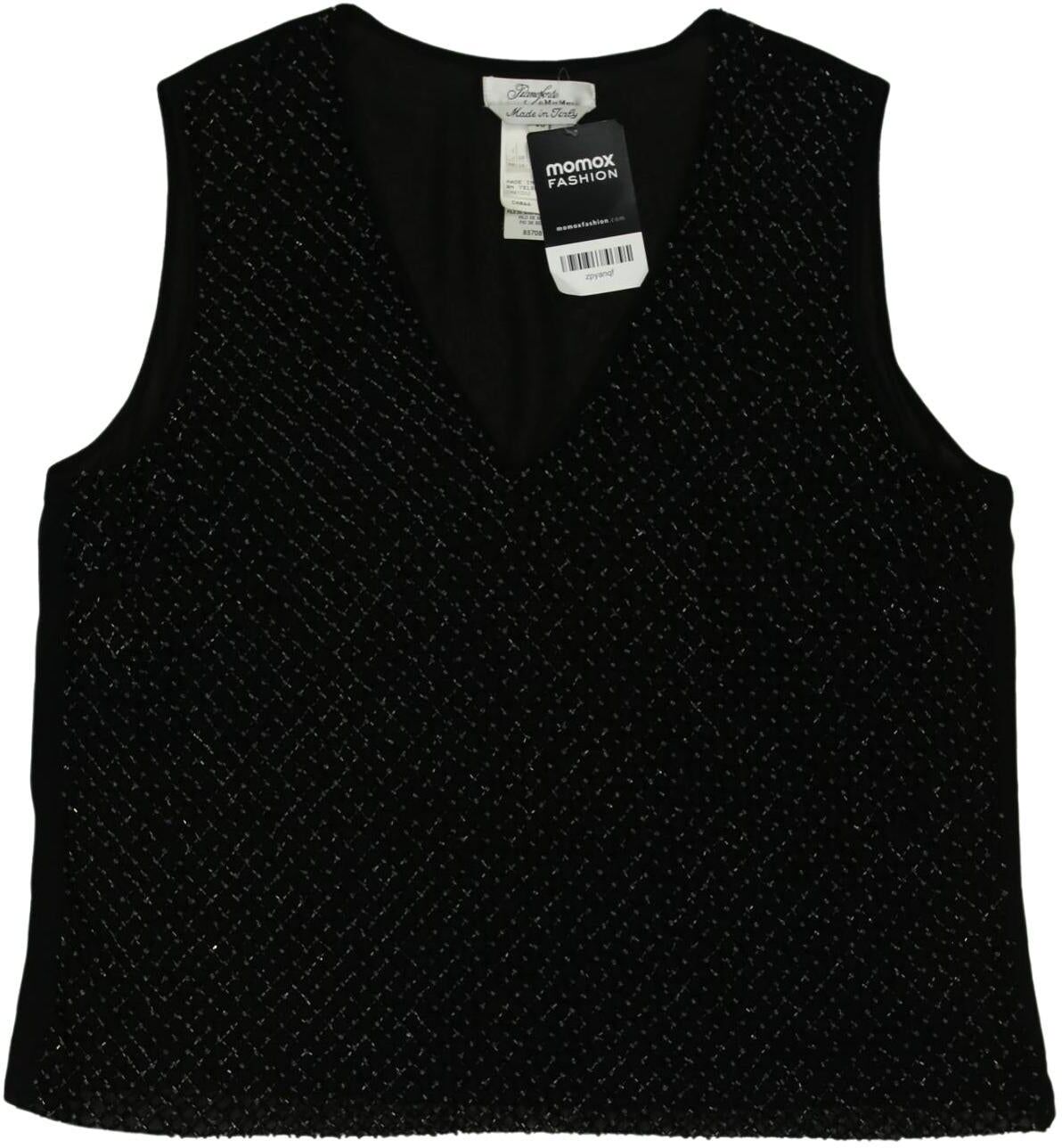 Pianoforte by Max Mara Damen Top, Schwarz, Gr. EU 44, Seide - Second Hand