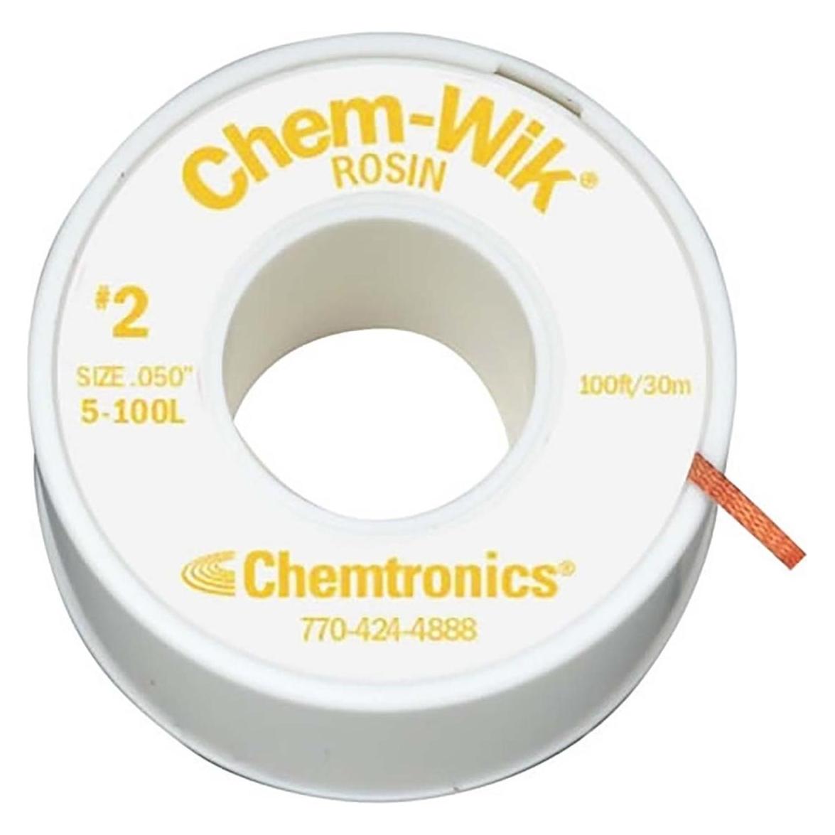 ChemWik Entlötlitzenkupfergeflecht 1.5 mm x 30 m (Entlötlitze) (5-100L)