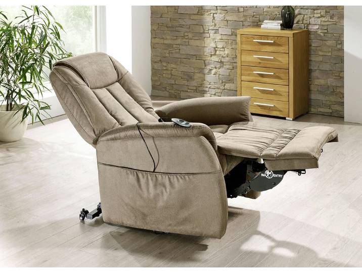 TV-Sessel mit Motor und Aufstehhilfe, Beige