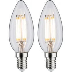 Paulmann LED Kerze Filament   E14 230V 2x470lm 2x4,5W 2700K  Klar 28788